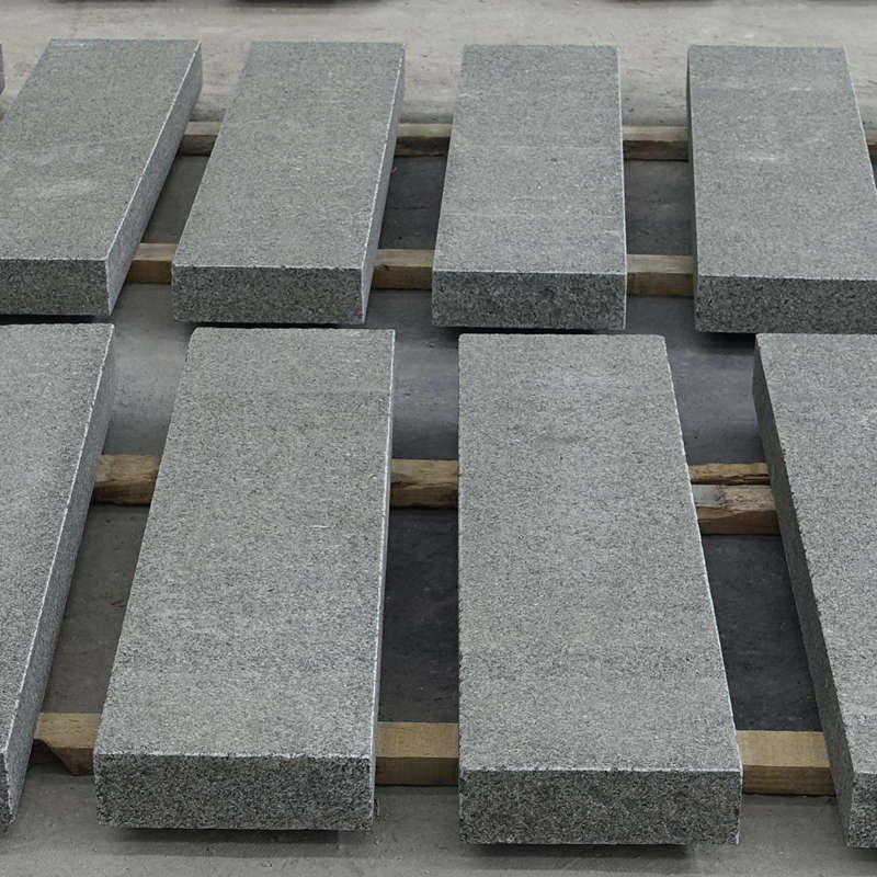 G38 Yixian Black Granite Flamed and Brushed Kerbstones Curbs