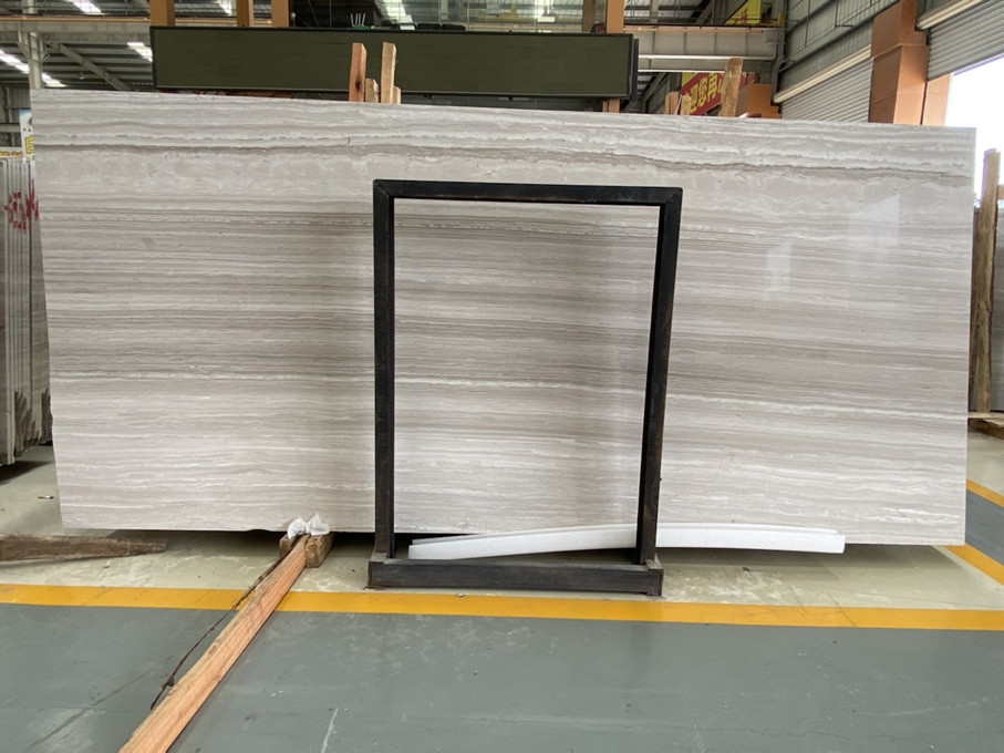 China White Wood Marble