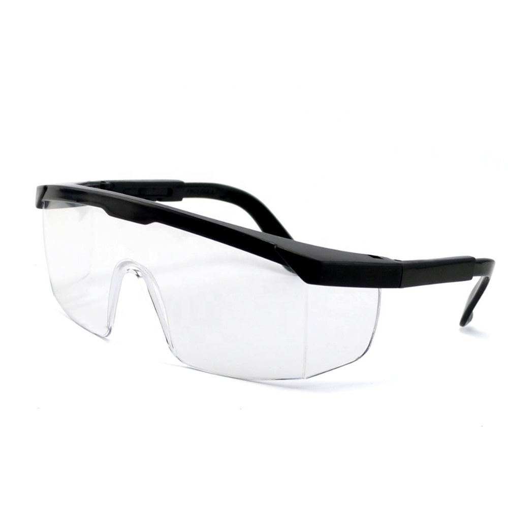 Adjustable Arms EN166 Transparent Safety Glasses
