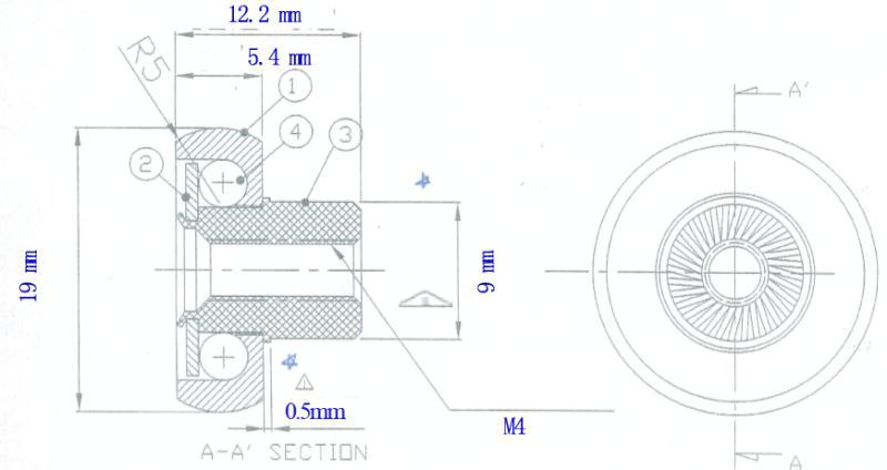 sliding shower door rollers size