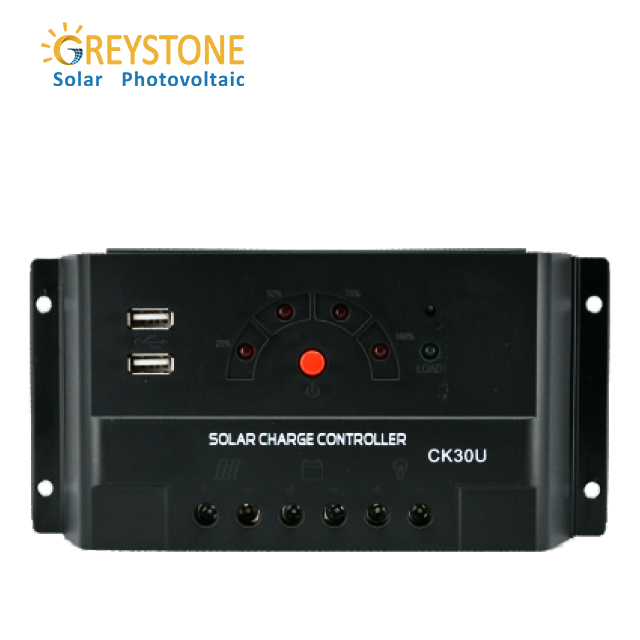 Greystone New Style 12V/24V PWM Solar Charge Controller