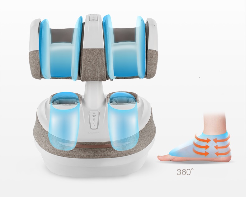 18 Air bags shiatsu foot massager