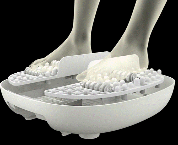 Steam Footbath Spa Roller