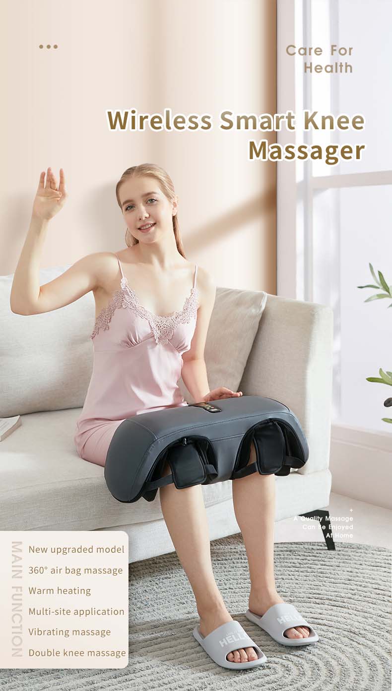 Heathing leg and foot massager