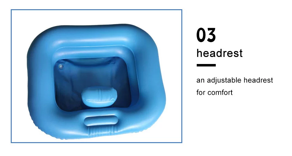 inflatable hair wash sink