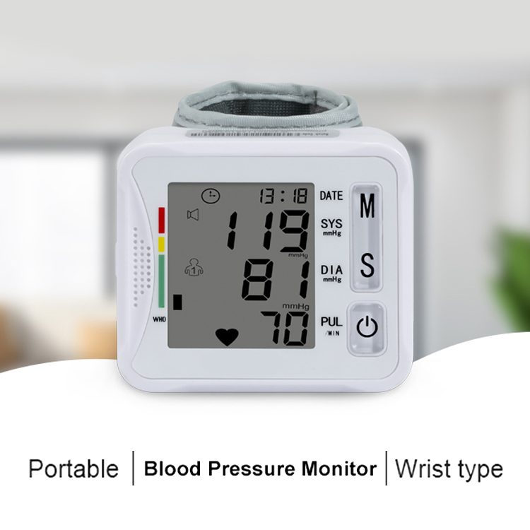 Wrist digital blood pressure monitor