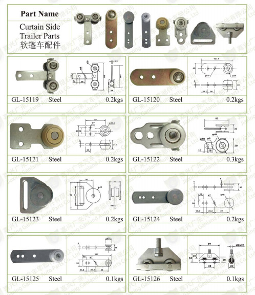 Curtain Trailer Spare Parts